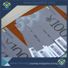 Custom Design Voucher&Coupon Paper Printing for Promotion